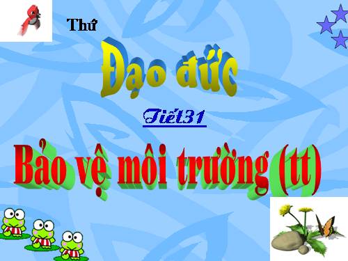 Bài 14. Bảo vệ môi trường