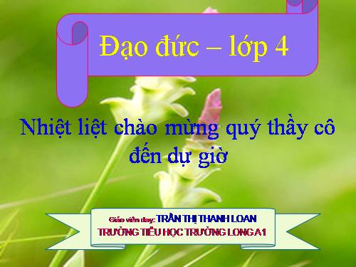 Bài 7. Biết ơn thầy giáo, cô giáo