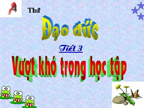 Bài 2. Vượt khó trong học tập