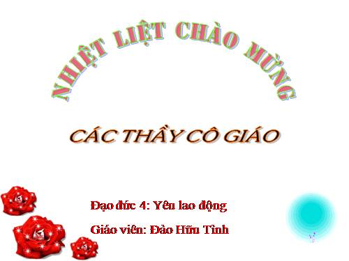 Bài 8. Yêu lao động