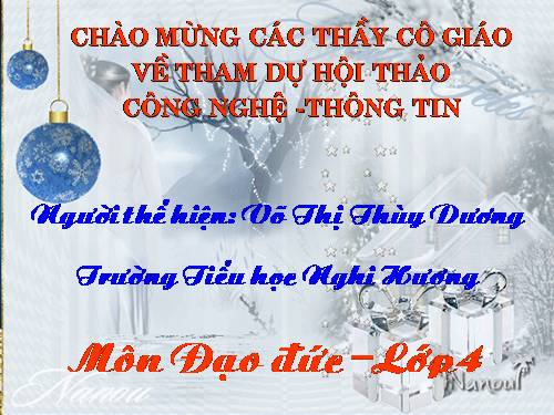 Giáo dục Địa phương Đạo Đức 4