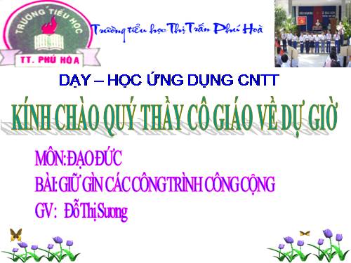 Bài 11. Giữ gìn các công trình công cộng