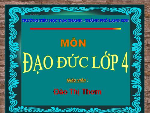 Bài 13. Tôn trọng luật giao thông