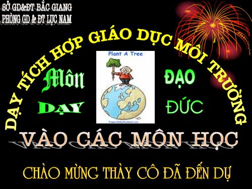 Tích hợp GDBVMT vào môn Đạo đức