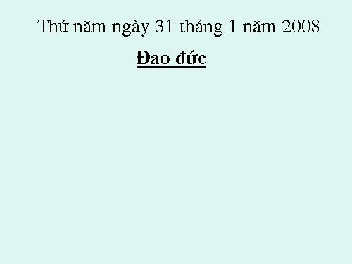 Bài 10. Lịch sự với mọi người