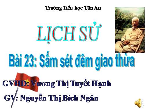 Bài 23. Sấm sét đêm giao thừa