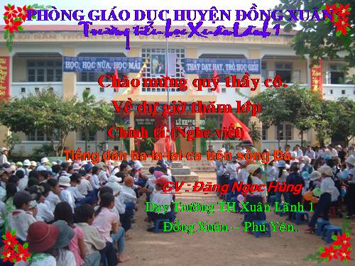 Tuần 9. Nhớ-viết: Tiếng đàn ba-la-lai-ca trên sông Đà