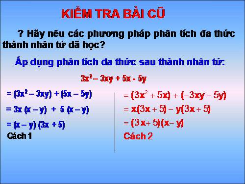 Chương I. §1. Nhân đơn thức với đa thức