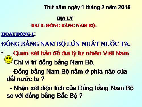 Bài 17. Đồng bằng Nam Bộ