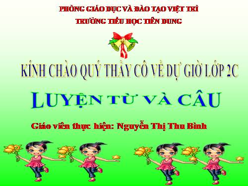 Tuần 7. MRVT: Từ ngữ về các môn học. Từ chỉ hoạt động