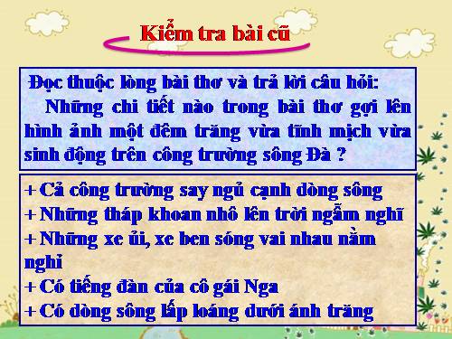 Tuần 8. Kì diệu rừng xanh