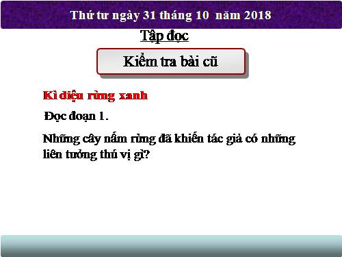 Tuần 8. Trước cổng trời