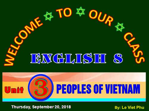 Unit 03. Peoples of Viet Nam. Lesson 7. Looking back - project