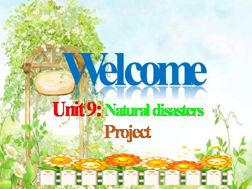Unit 09. Natural Disasters. Lesson 7. Looking back - project