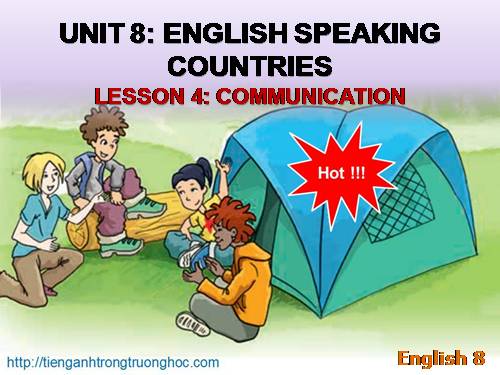 Unit 08. English Speaking Countries. Lesson 4. Communication