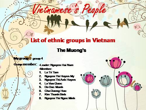 Unit 03. Peoples of Viet Nam. Lesson 7. Looking back - project