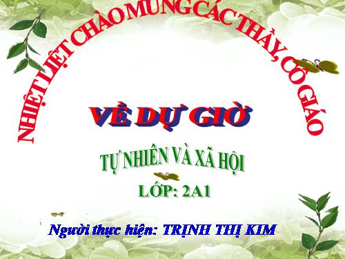 Bài 8. Ăn, uống sạch sẽ