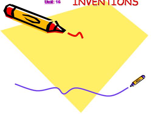 Unit 16. Inventions