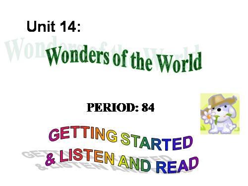 Unit 14. Wonders of the world