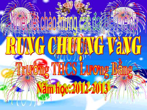 Rung chuông vàng năm học: 2012-2013