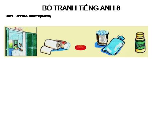 BỘ TRANH TiẾNG ANH 8 - UNIT9