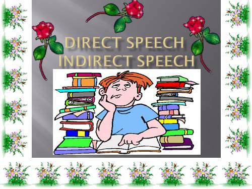 Directed & Indirected speech