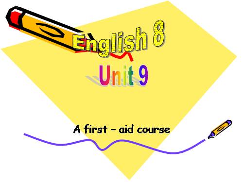 Unit 9. A first-aid course