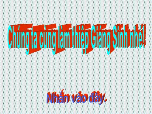 giang sinh 1