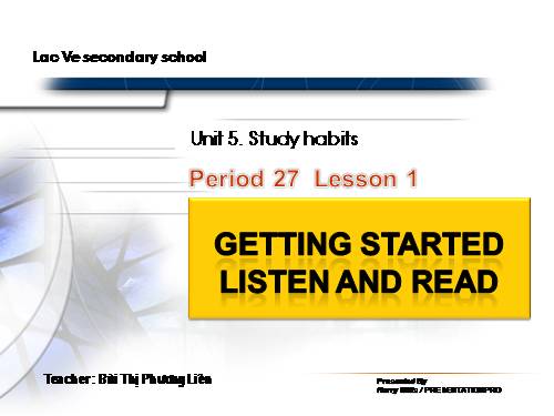 Unit 5. Study habits