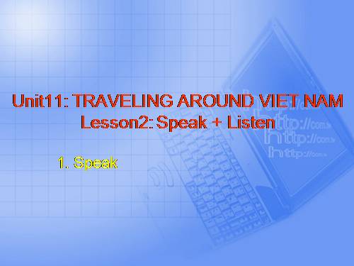 Unit 11. Traveling around Vietnam