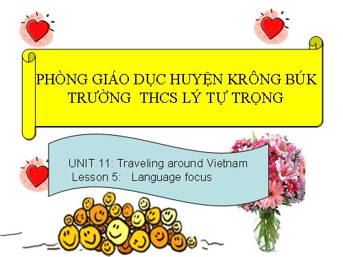 Unit 11. Traveling around Vietnam