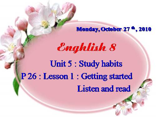 Unit 5. Study habits