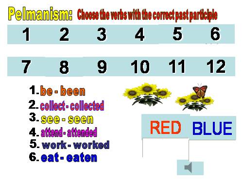 Pelmanism - tieng Anh 8 Language focus