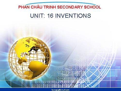 Unit 16. Inventions