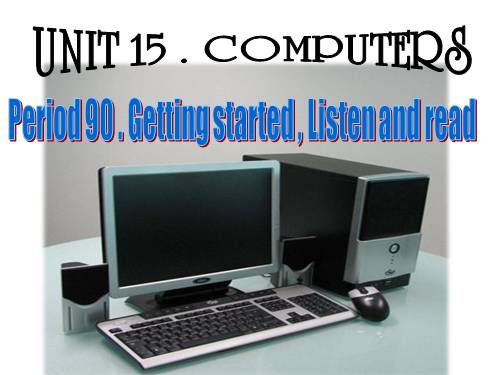 Unit 15. Computers