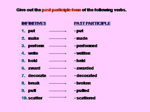 E8 UNIT 13 LANGUAGE FOCUS