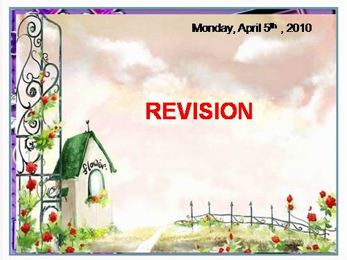 Revision Unit 12 -14