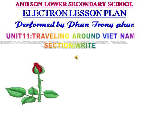 Unit 11. Traveling around Vietnam