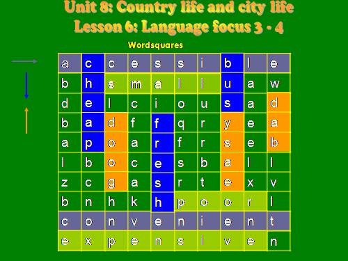 Unit 8. Country life and city life