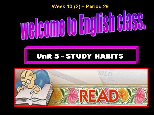 Unit 5. Study habits