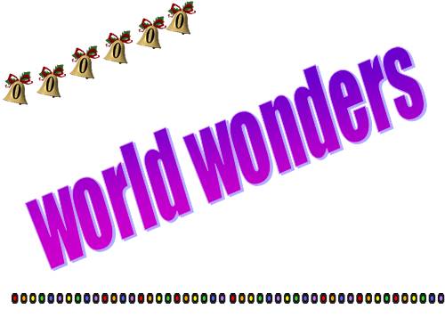 world wonders