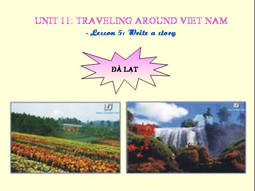 Unit 11. Traveling around Vietnam