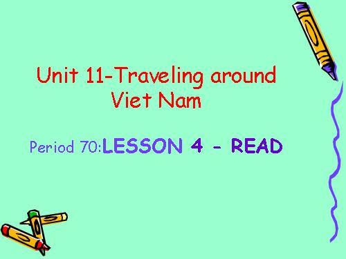 Unit 11. Traveling around Vietnam