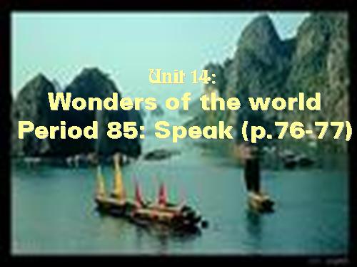 Unit 14. Wonders of the world