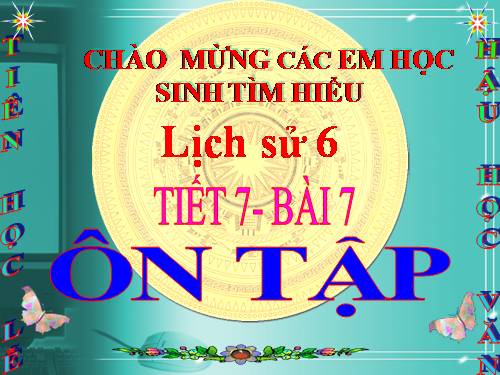 Bài 7. Ôn tập