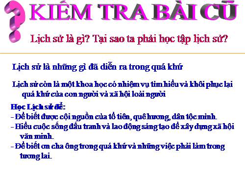 Bài 2. Cách tính thời gian trong lịch sử