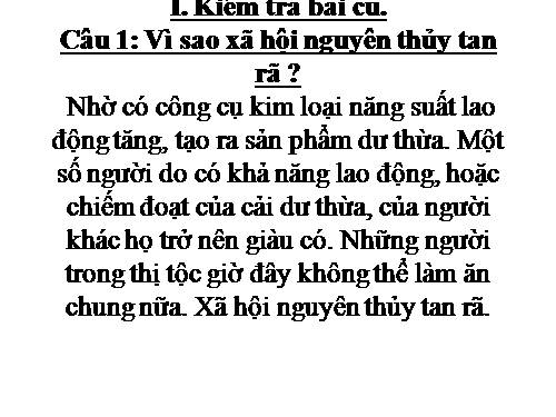 Bài 4. Các quốc gia cổ đại Phương Đông