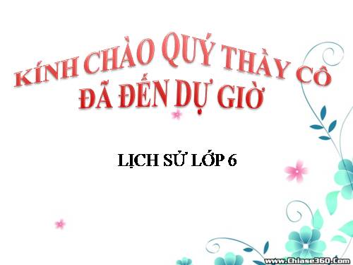 Bài 1. Sơ lược về môn Lịch sử