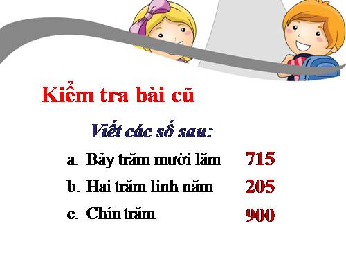 So sánh các số có ba chữ số