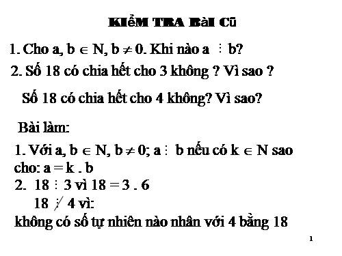 Chương I. §13. Ước và bội